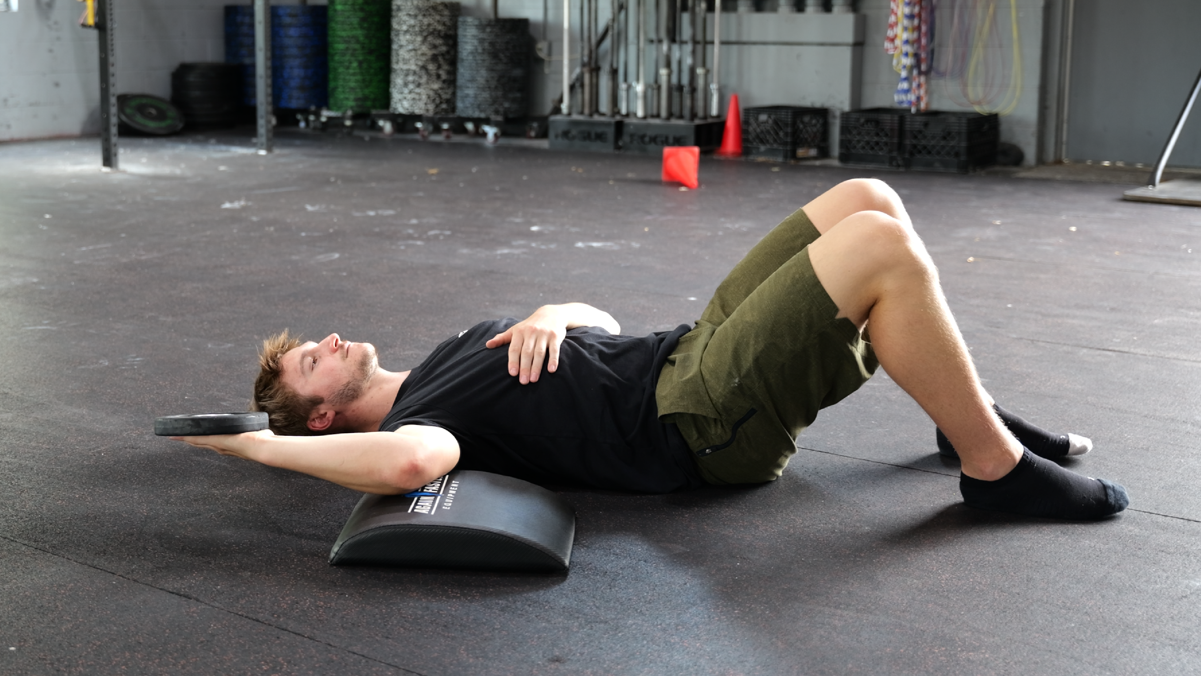 Athlete performing prehab and injury prevention work for long-term health